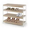 [US Local Warehouse] Set of 4 Wire Shelf Cover 0.32in Thick Removable Wire Rack Covers Easy To Clean and Install PVC Pantry Shelf Cover for Kitchen Pantrys Bathroom Office Shelving (43x20x3in)