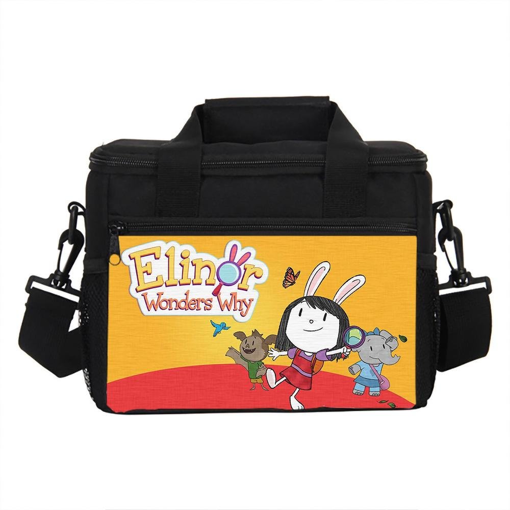 Elinor Wonders Why Lunch Bag Portable Multifunctional Storage Bag for Kids