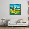 Flower Field-11CT Stamped Cross Stitch 50*50cm/19.69*19.69in tapestrymarket