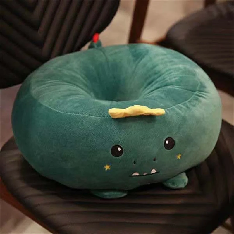 Cute Cartoon Plush Thickening Office Chair Cushion Soft Comfortable Animal Butt Support Chair Cushions for Student Chair Pillows