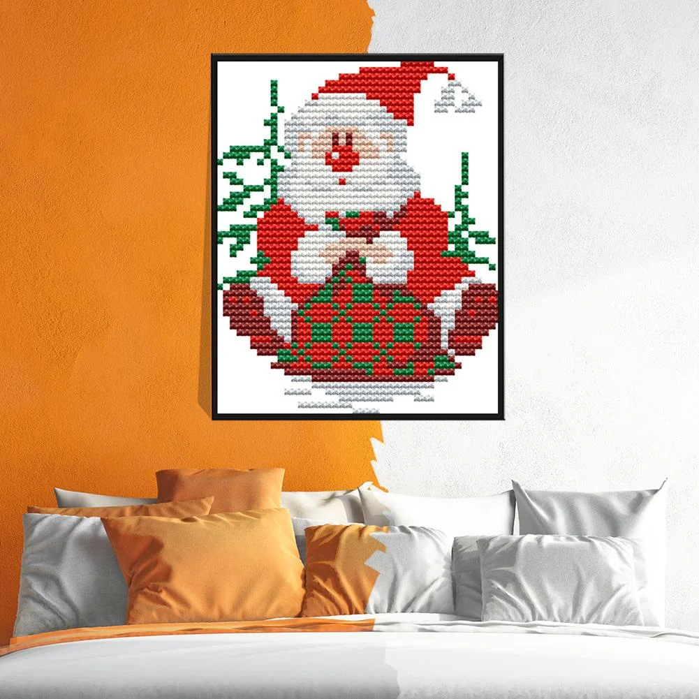 14ct Stamped Cross Stitch - Santa Claus(15*13cm)