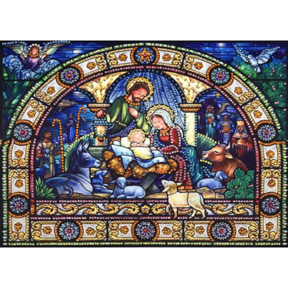 

God s Family - Special Shaped Diamond Painting - 40*30CM, 501 Original