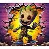 Groot Wall Marvel-Full Round Diamond Painting 40*35CM