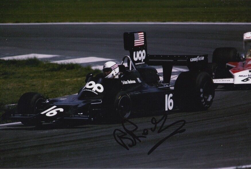 Brian Redman Hand Signed 12x8 Photo Poster painting F1 Autograph UOP Shadow Racing 1