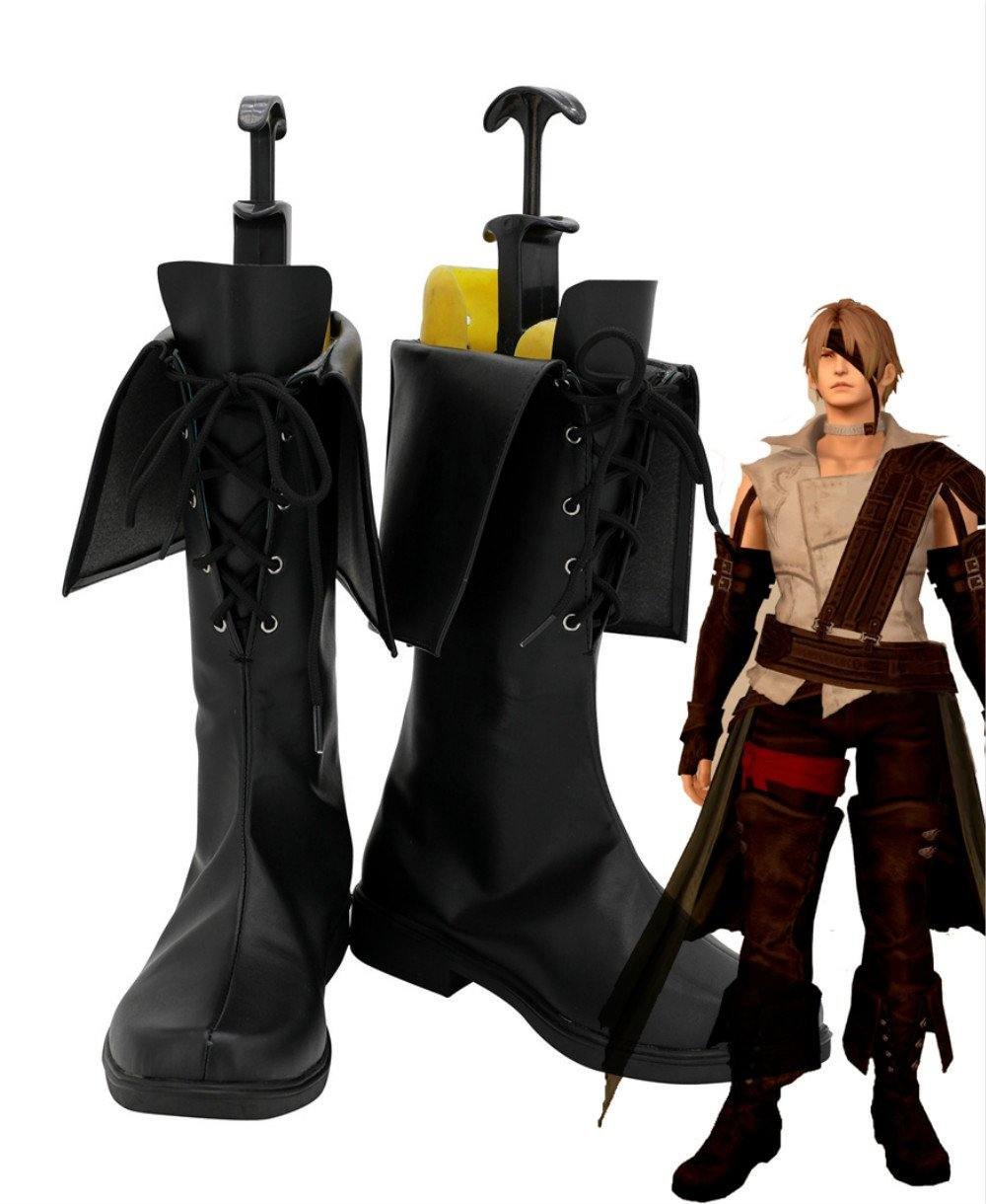 Final Fantasy XIV FF14 Thancred Waters Stiefel Cosplay Schuhe