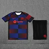 2025/2026 Barcelona Pre-Match Training Blue Red Shirt+Shorts 1:1 Thai Quality