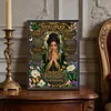 Forest Prayer Lady Special Shaped 5D DIY Partial Drill Diamond Painting Kits for Adults Beginners Home Decor Diamond Dots Paintings Diamond Art Kit 11.81x15.75inch