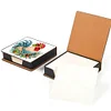 5D DIY PU Diamond Art Note Box with 160 Sheets Paper Memo Pad Holder (Chicken)