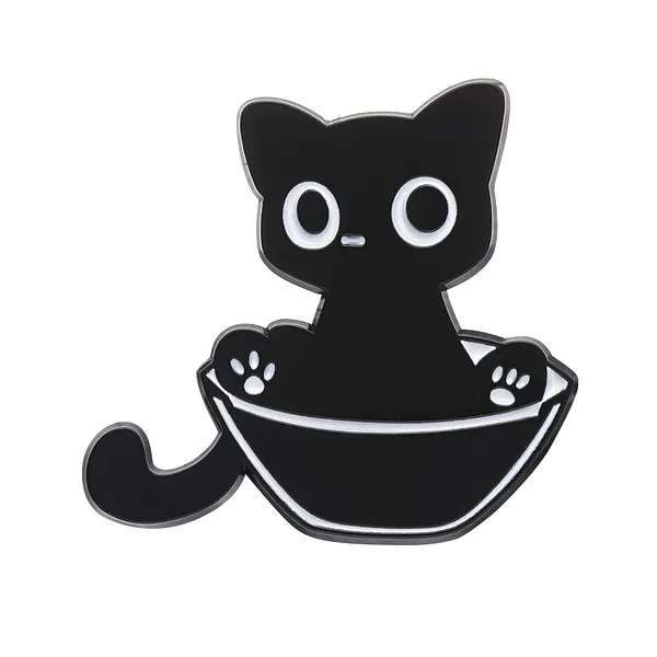 Foto del pin Mysterious Black Kitten