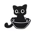 Mysterious Black Kitten