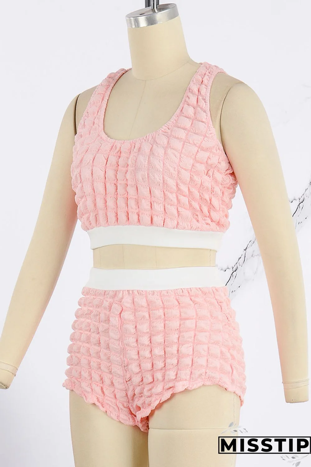 Black Sexy Solid Patchwork Spaghetti Strap Sleeveless Two Pieces