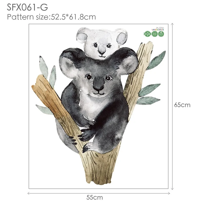 Vinyl Decorative Wall Stickers Home Decor Living Room Large Animal Decals Wall Stickers Bedroom Wall Decorations Living Room