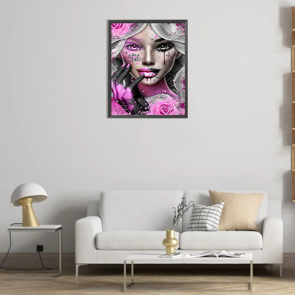 Full Round Diamond Painting 40*50cm - Girl