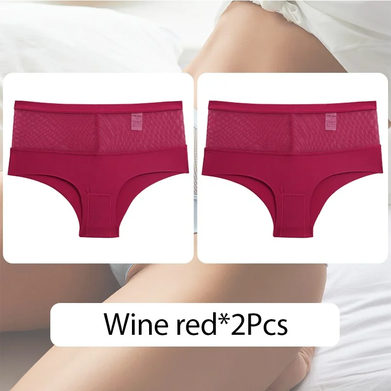 FINETOO Women Mid-Rise Panties Hollow Out Seamless Underwear Ladies Underpants Sexy Panty Comfortable Female Briefs Lingerie New
