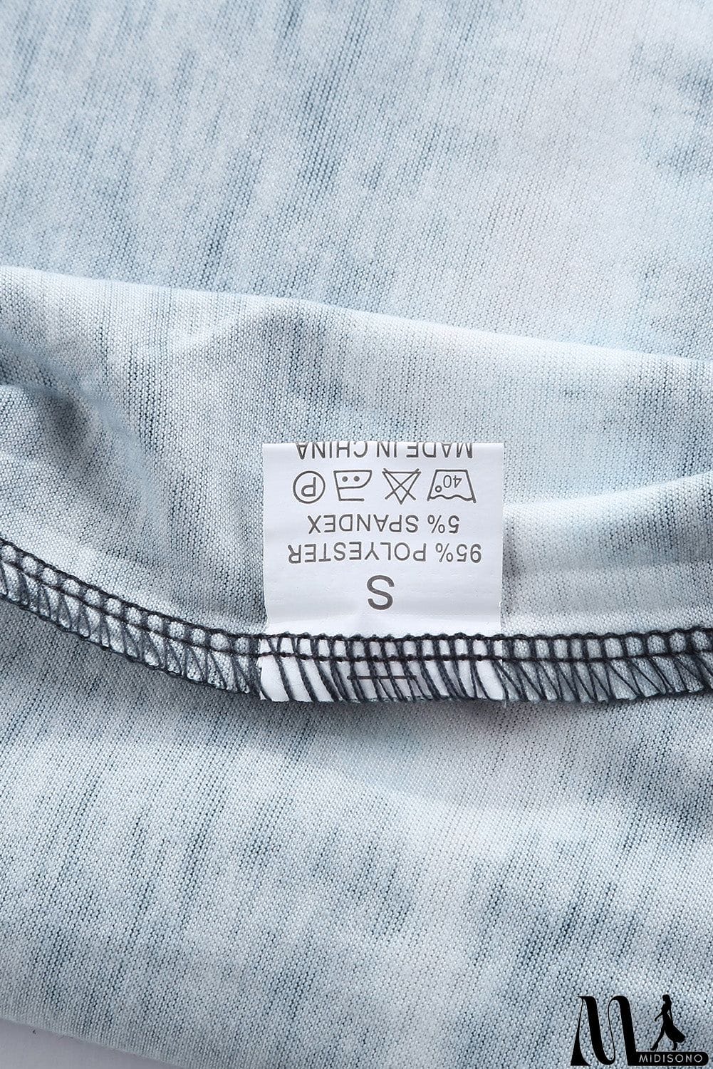 MidiSono - Tie Dye Stripes Basic Tee