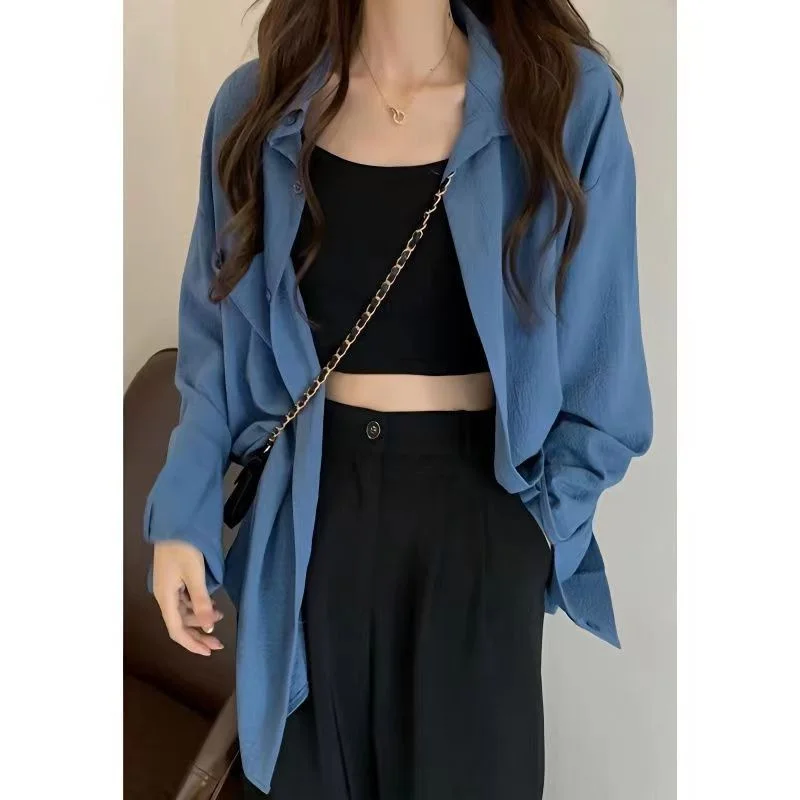 Uveng Uveng Sunscreen Shirt Coat Women's Summer Thin Design Small Loose Shirt Summer 2025 New