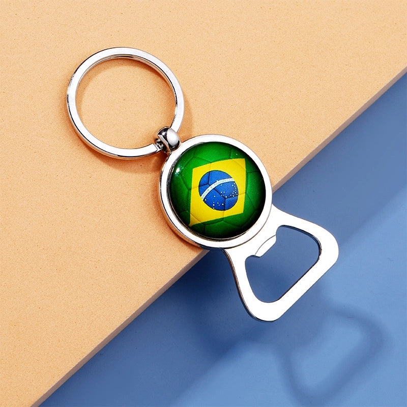 Fashion Accessories World Cup Soccerball Bottle Opener Keychain