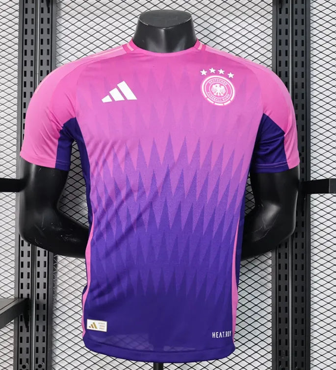 Allemagne maillot foot 2024 2025 Extérieur Rose Euro2024 Maillot De Fou, site maillot de foot pas cher