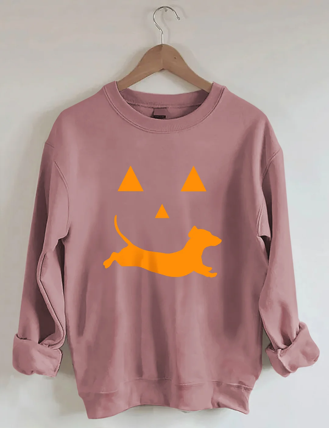 Dachshund And Halloween Sweatshirt
