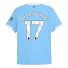 DE BRUYNE #17 Manchester City Home Authentic Soccer Jersey 2025/26