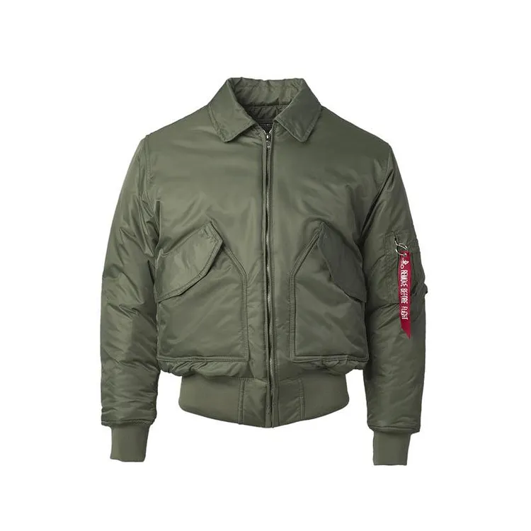 Men Bomber Jacket Air Force Pilot Jacket Winter Coat Cotton-Padded Jacket Cotton-Padded Coat plus Size Men MA1