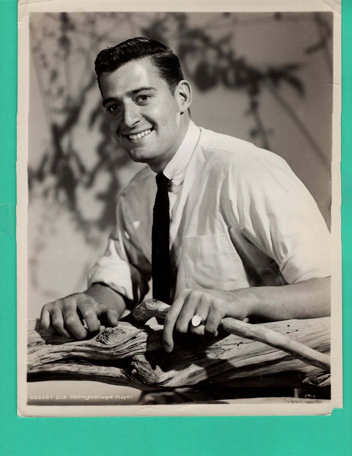 ROBERT DIX Movie Star Actor Promo 1950's Vintage Photo Poster painting MGM 8x10