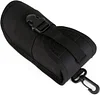 Taktisch Brillenetui Brille Etui Molle Tasche Klein Hüfttasche für Sonnenbrillen Fahrradbrillen (Schwarz)