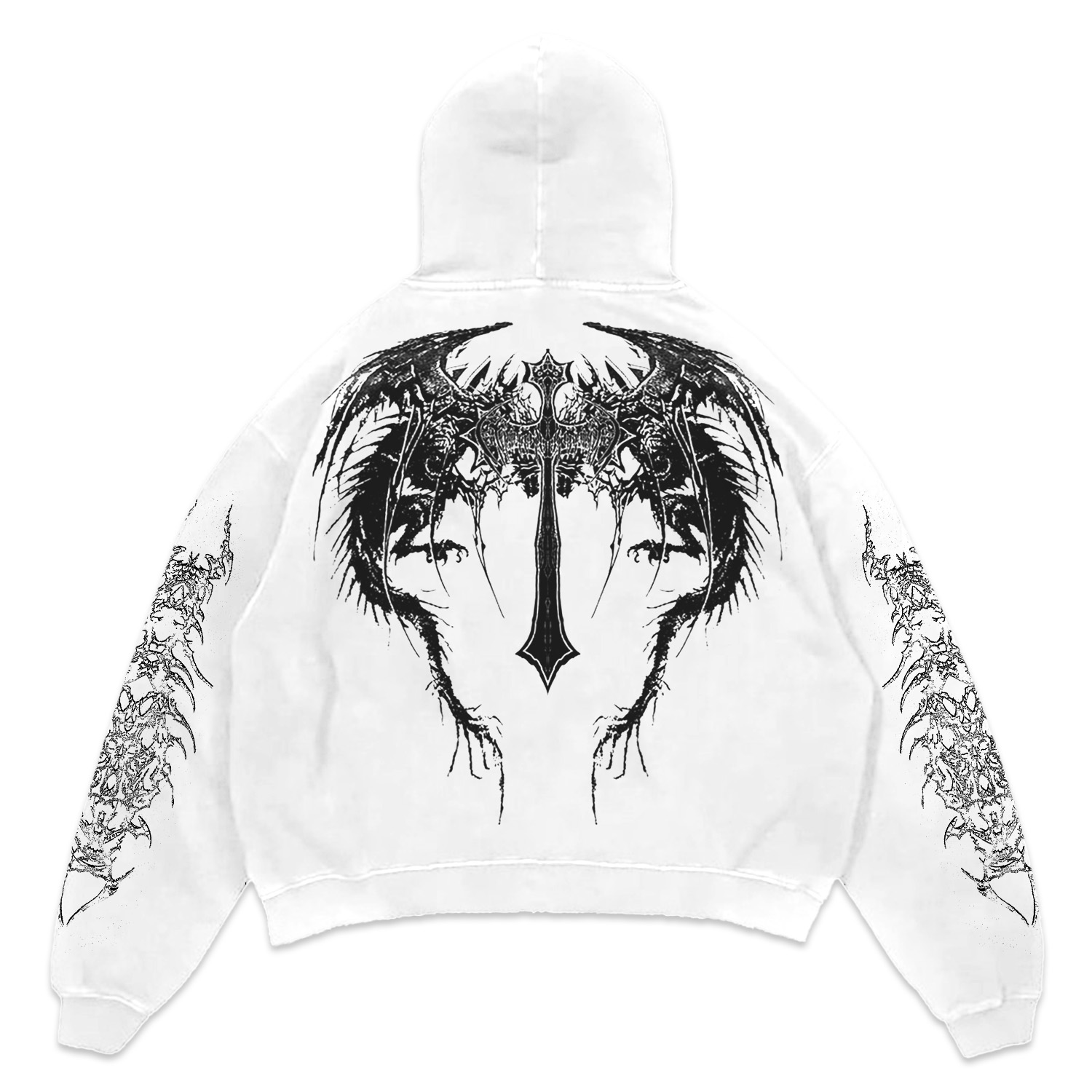 Dragon Soul Hoodie [White]