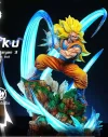 1/6 & 1/4 Scale Super Saiyan 3 Kamekameha Son Goku with LED - Dragon Ball Resin Statue - JW Studio