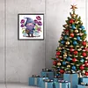 >SALE<5D DIY Partial Special Shaped Drill Diamond Painting Purple Gnome Decor 30x30cm