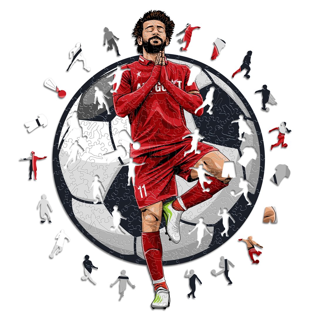 Jeffpuzzle™-All-G.O.A.T. Puzzles® - Mohamed Salah