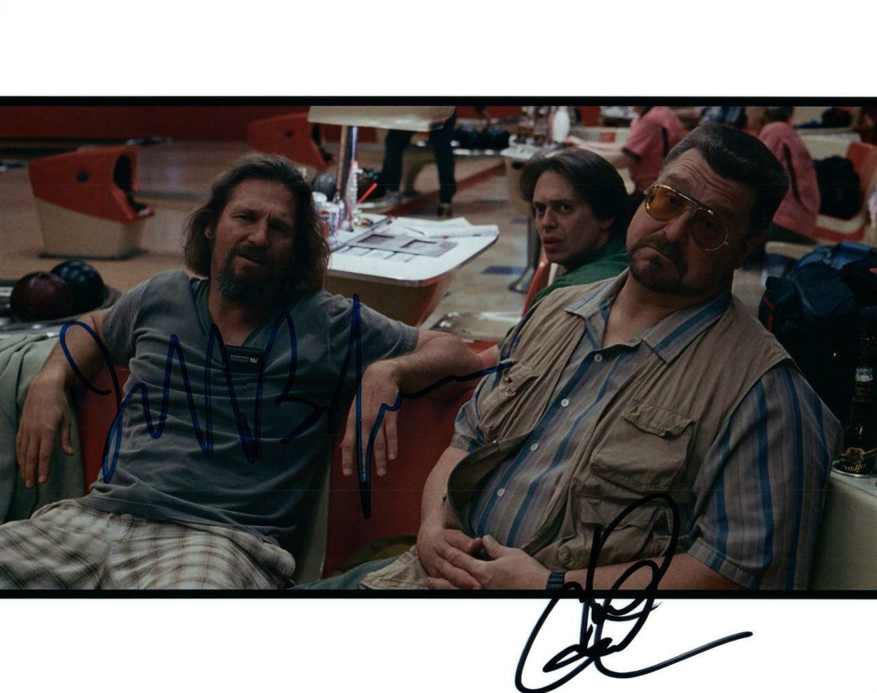 Jeff Bridges John Goodman signed 8x10 Photo Poster painting autographed Picture Pic and COA