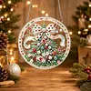 XMAS DIY Acrylic Special Shape Diamond Painting Hanging Pendant Hanging Kit