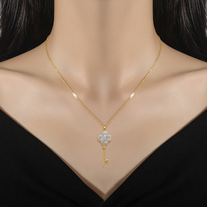 Moon Geometric Stainless Steel Stainless Steel Necklaces