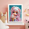 Cartoon Little Girl Diamond Art Painting Kits with Frame 