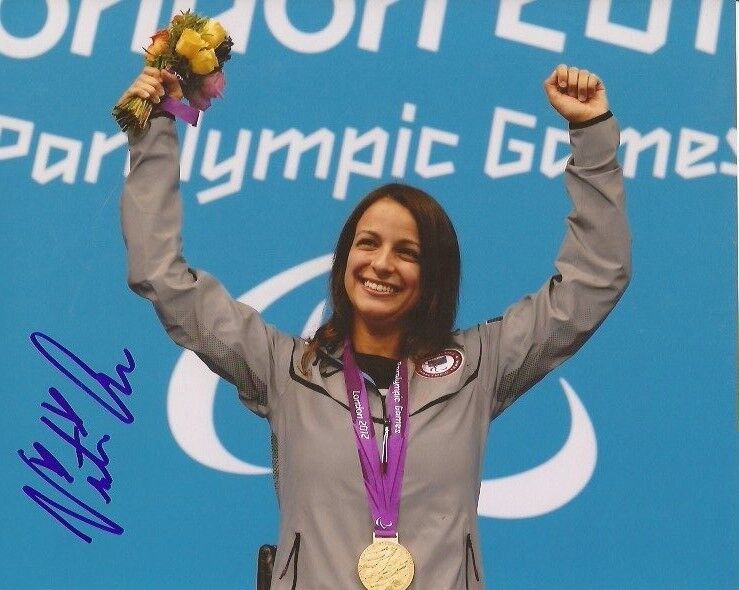 Victoria Arlen Paralympic Swimmer Gold Medal signed 8x10 Photo Poster painting autographed USA 2