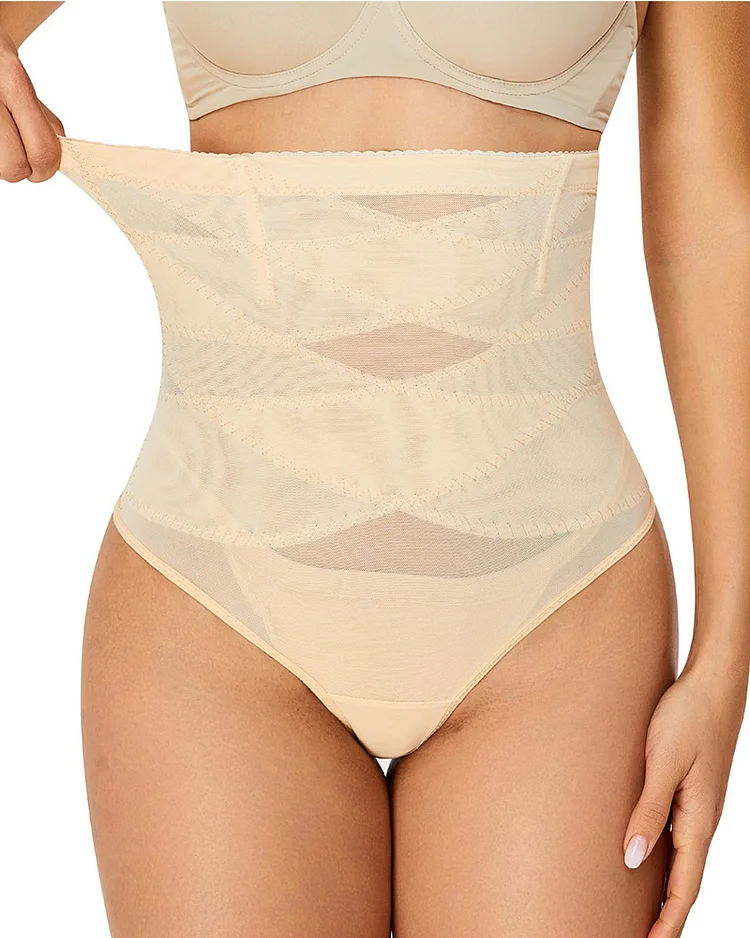 Cross High Waist Shaping Briefs