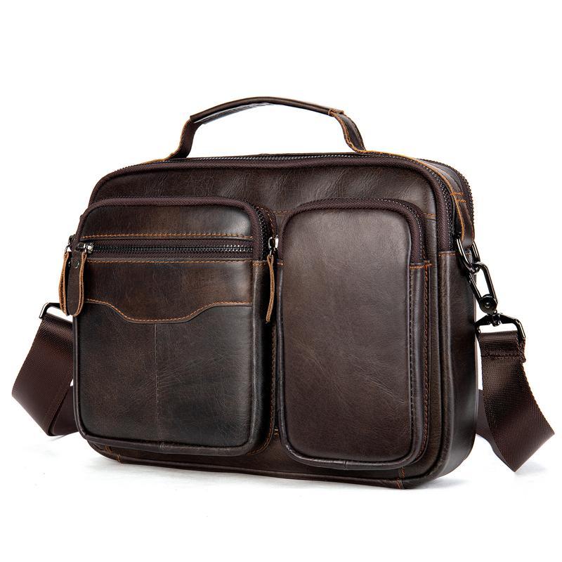 Premium Quality Top-Handled Detachable Sling Strap Multi-Pocket Crossbody Bag