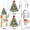 DIY Diamond Painting Double Sided 3D Wind Chime Xmas Pendant  Hanging Kit