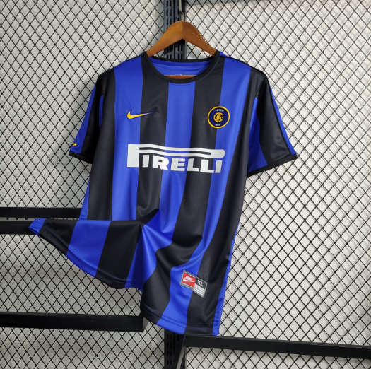 Retro 99-00 Inter Milan Home Football Shirt Thai Quality