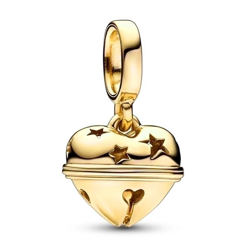 1 PC/Package Metal Rhinestones Plating Inlay Polished Pendant Beads Spacer Bars