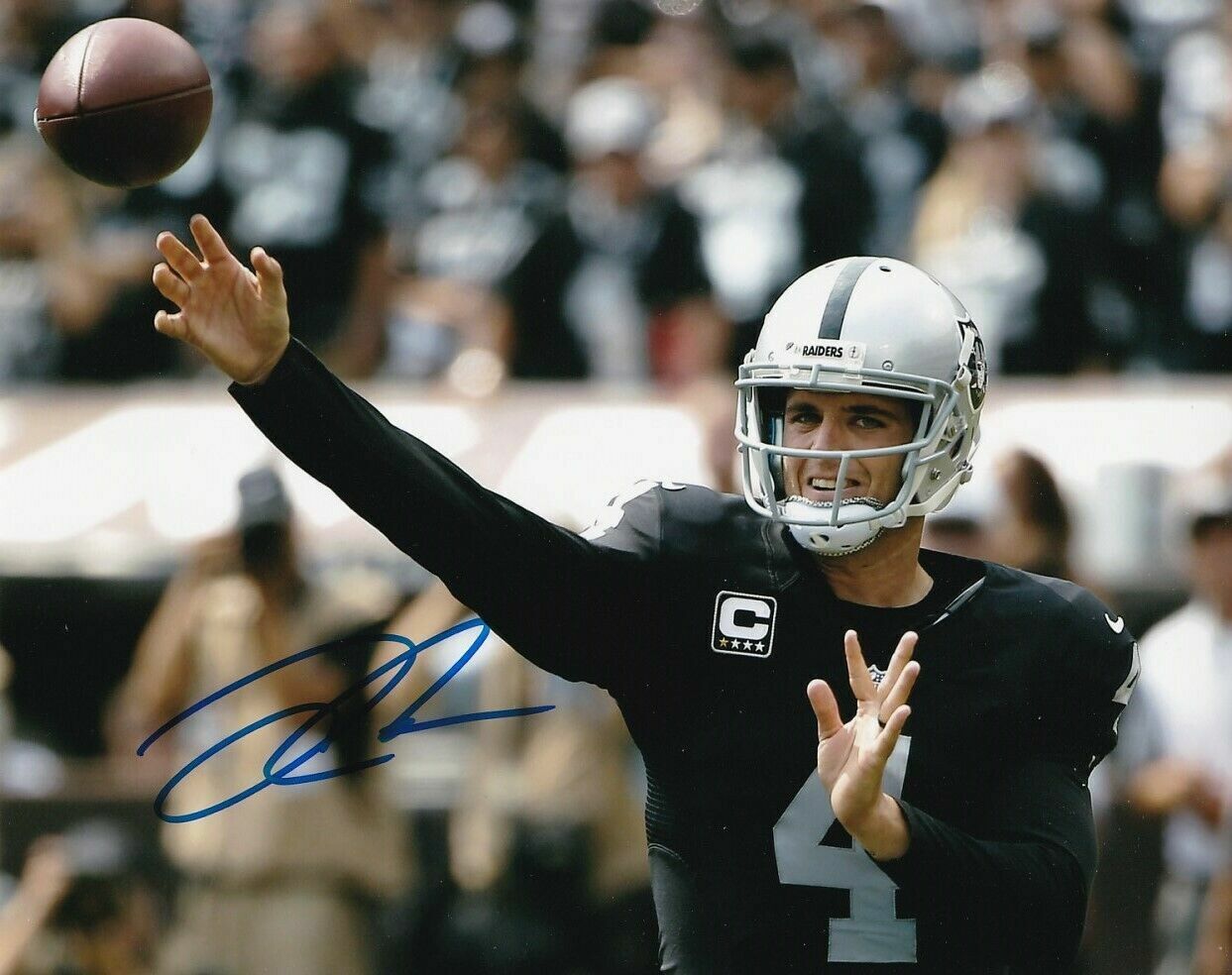 Derek Carr Raiders Signed Autographed 8 x 10 Photo Poster painting REPRINT