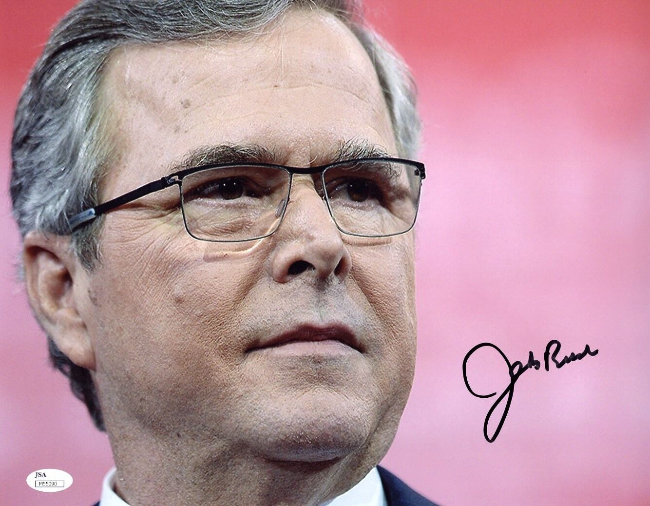 Jeb Bush Signed 11x14 Photo Poster painting JSA COA Autograph Florida Republican POTUS Candidate