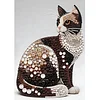 Brown Cat-Special Shaped Diamond Painting