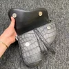 Luxury Crocodile Skin Women's Bag  2023 New Genuine Leather messenger Bag Fashion Lady Shoulder Bag 45