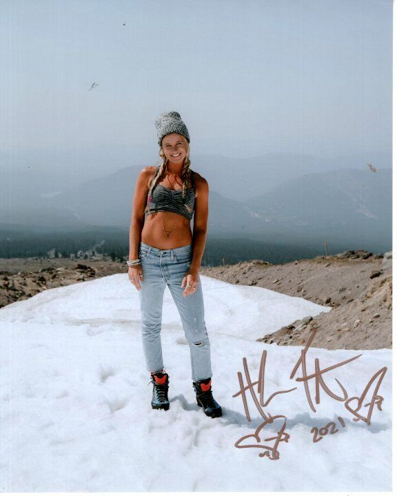 HANNAH TETER signed autographed OLYMPIC SNOWBOARDER Photo Poster painting