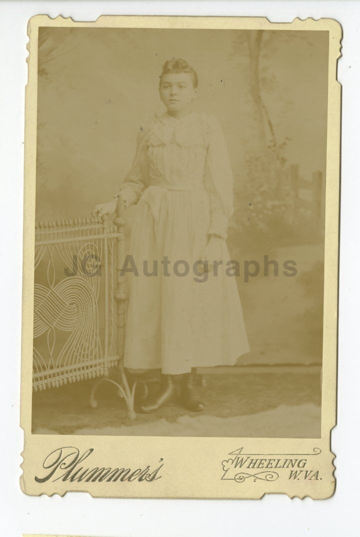 19th Century Children - 19th Century Cabinet Card Photo Poster paintinggraph - Wheeling, W.V.