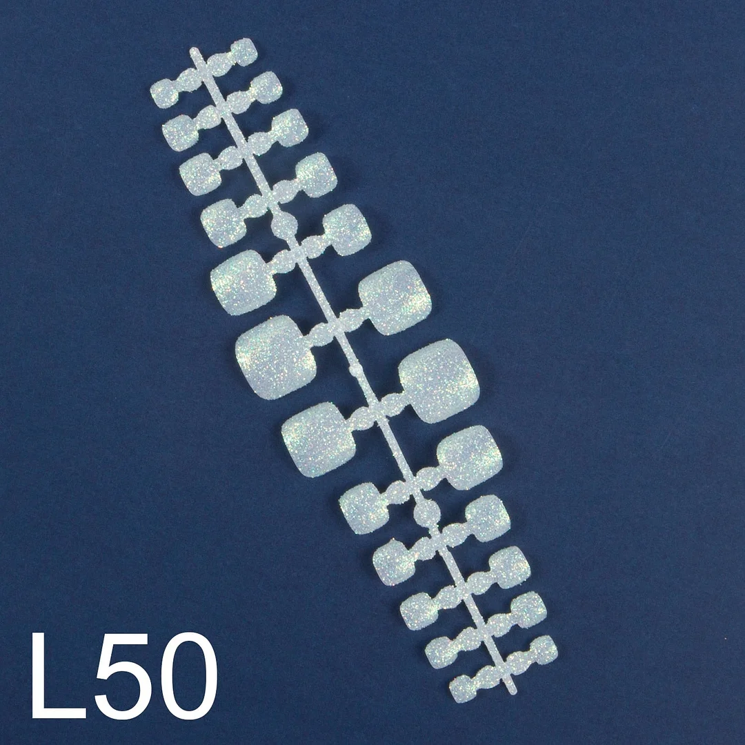 120pcs 5 Row/Pack Glitter False Toenail Tips Fake Toe Nail Art Tip Bling Press on Toe Nails Full Cover Nail For Toes-Nail Inspo
