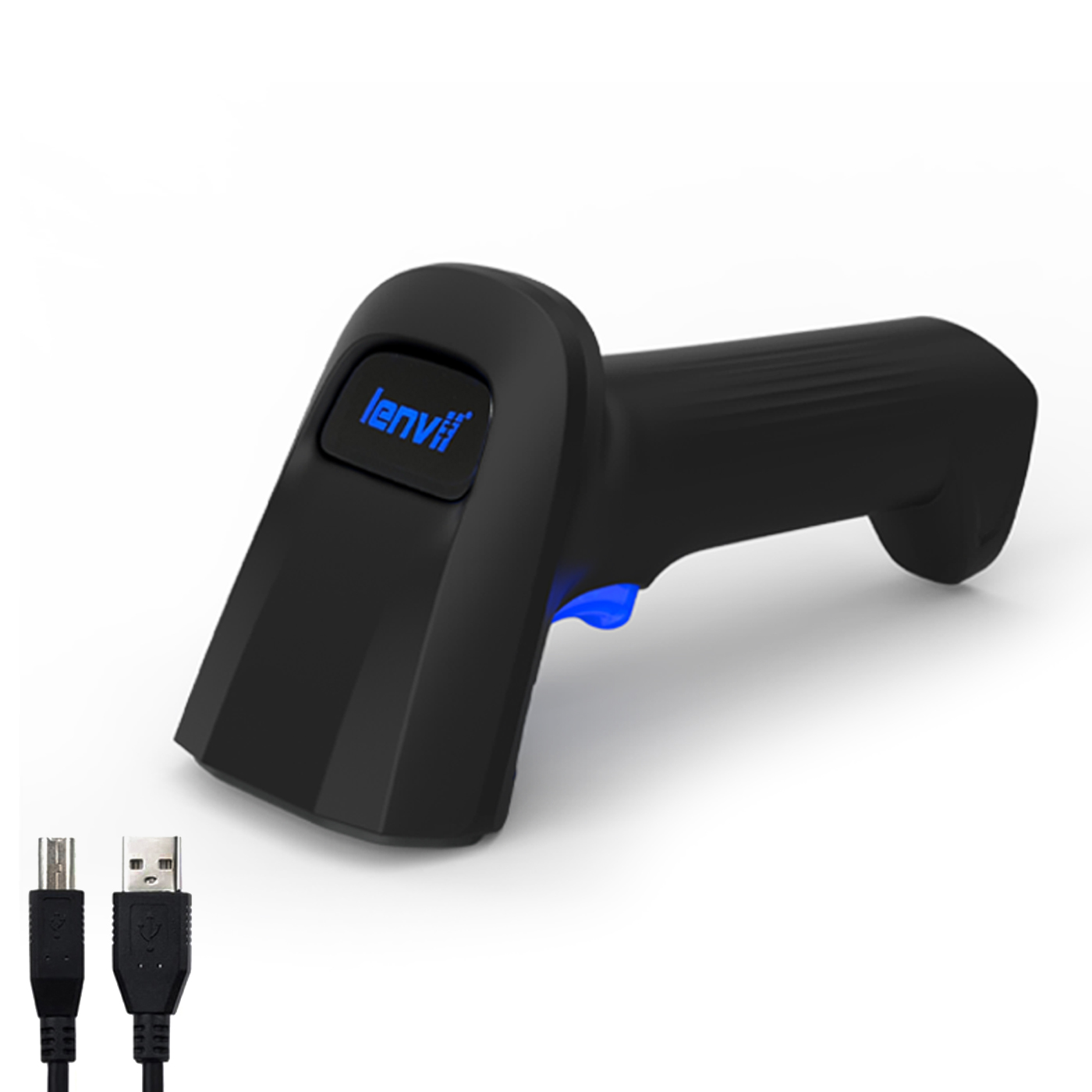 LENVII F840 qr/2D Wired Handheld Barcode Scanner Plug and Play