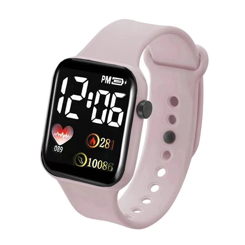 Minimalist Solid Color Electronic Kids Watches